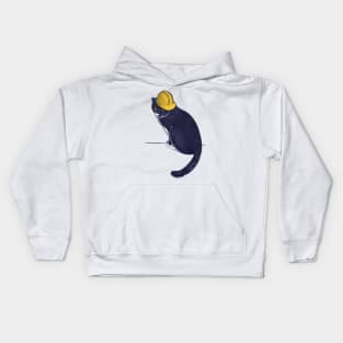 Construction Cat Kids Hoodie